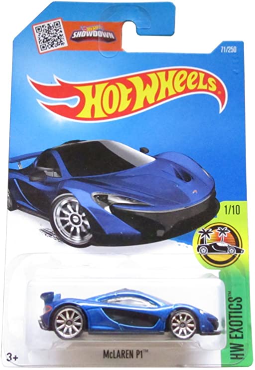 Hot Wheels 2016 HW Exotics McLaren P1 71/250, Blue