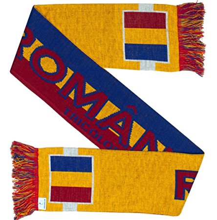 Romania Soccer Knit Scarf