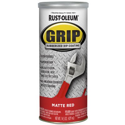 RUST-OLEUM 322787 14 oz Matte Red Rubberized Dip Coating