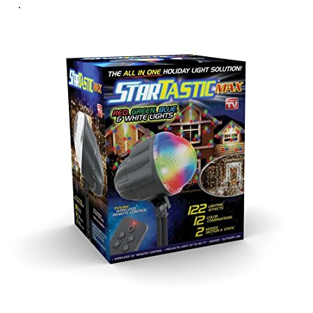 STARTASTIC MAX 1562 Remote-Controlled Outdoor/Indoor with 60  Holiday Light Shows As Seen On TV new 2017