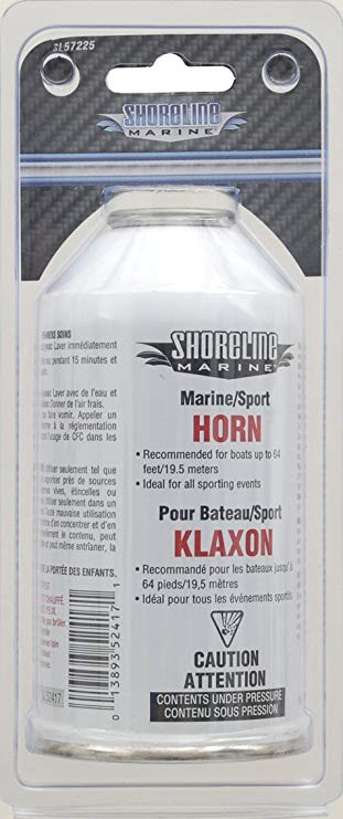 Shoreline Marine Air Horn Canister, Large, 8-Ounce