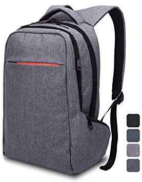 Lapacker Slim Business Air Travel Backpack 15 inch for Men Professional Tablet Laptop Backpacks in Dark Grey