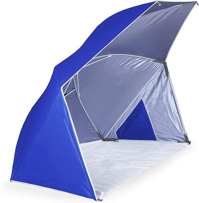 ONIVA - a Picnic Time Brand - Brolly Beach Umbrella Tent - Pop Up Beach Tent - Beach Sun Shade