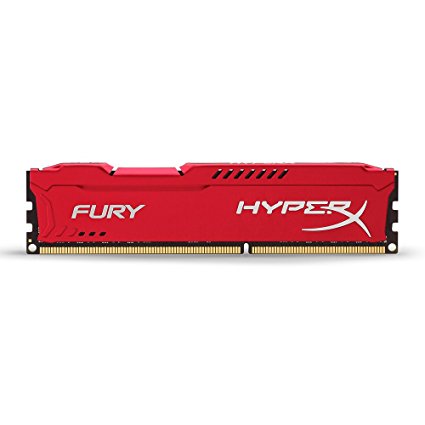 Kingston HyperX FURY 8GB 1600MHz DDR3 CL10 DIMM - Red (HX316C10FR/8)