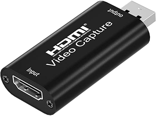 LENCENT Audio Video Capture Cards, HDMI to USB 2.0, HDMI Capture Device 1080p60, Record via DSLR Camcorder for High Definition Acquisition, Live Broadcasting and More, Game Capture Card