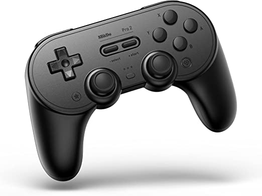 8Bitdo Pro 2 Bluetooth Controller for Switch, PC, macOS, Android, Steam & Raspberry Pi (Black Edition)