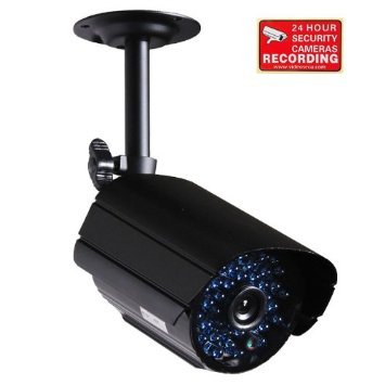 VideoSecu Security Camera Outdoor Weatherproof Day Night 520TVL High Resolution Bullet Surveillance Camera with IR Cut Filter Switch 36 Infrared LEDs Bonus Bracket for CCTV DVR IR807B C1Y