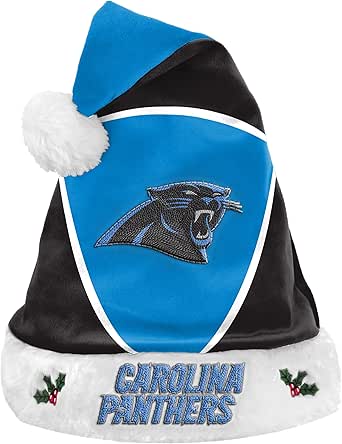 FOCO NFL Colorblock Santa Hat– Limited Edition Hat– Show Your Team Spirit with Officially Licensed Football Holiday Fan Gear