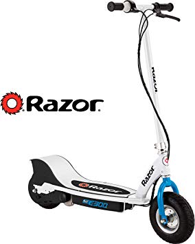 Razor E300 Durable Adult & Teen Ride-On 24V Motorized High-Torque Power Electric Scooter, Speeds up to 15 MPH with Brakes and Pneumatic Tires