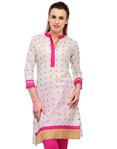 ELINA FASHION Women's Indo-Western Tunic Top Cotton Kurti