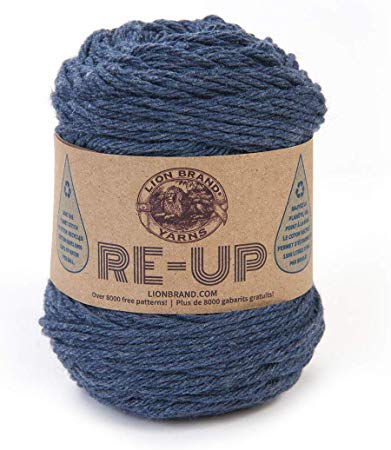 Lion Brand Yarn 834-108 Re-Up Yarn, Denim (1 skein/ball)