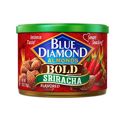 Blue Diamond Gluten Free Almonds, Bold Sriracha, 6 Ounce