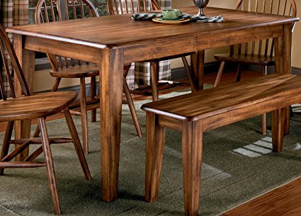 Ashley Furniture Signature Design - Berringer Rectangular Dining Room Table - Vintage Casual - Rustic Brown