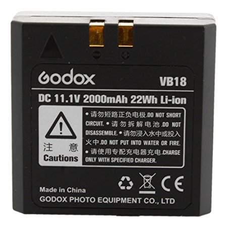Godox VB18(Improved Battery) Li-ion Battery for Godox V850 V860C V860N Neewer TT850 TT860 Speedlite Flash GREPOW(650Times)