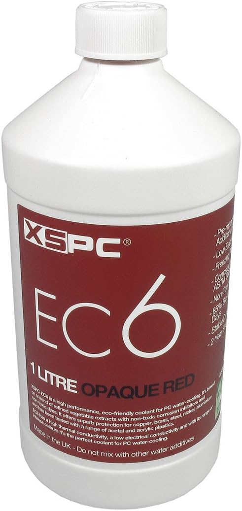 XSPC EC6 1000 ml Premix Opaque Water Cooling Coolant - Red