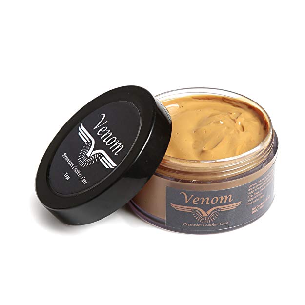 Venom High Gloss Leather Shoe Cream Polish (Tan)