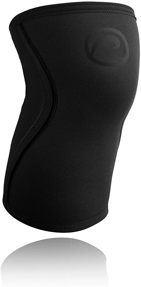 Rehband Rx Knee Support - 7mm - Carbon Black - Large - 1 Sleeve