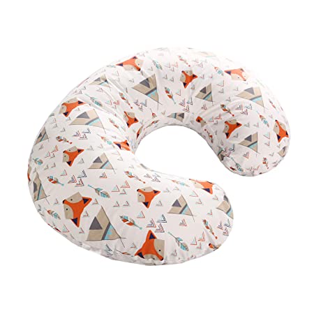 VERNASSA Nursing Pillow, Breastfeeding Baby Support Pillow| Newborn Infant Feeding Cushion | Portable for Travel (Orange Fox)
