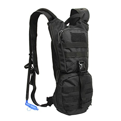 Hydration Pack Tactical Backpack with 3L Water Bladder Reservoir for Hiking Cycling Climbing Hunting Running