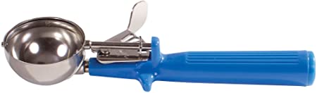 Winco Ice Cream Disher with Blue Handle, Size 16