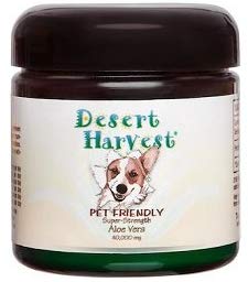 Desert Harvest Pet-Friendly Aloe Vera - Large Breed. Natural Beef Flavor in Powder Form with pre-Measured Scoop. Mix with Food or Treats.