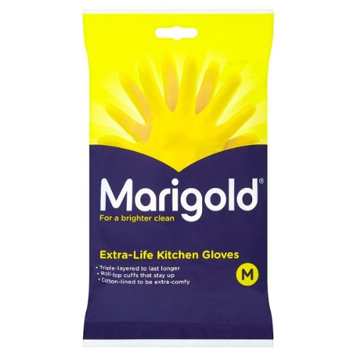 Marigold Extra Life Kitchen Glove Medium 1 x 6 Pairs