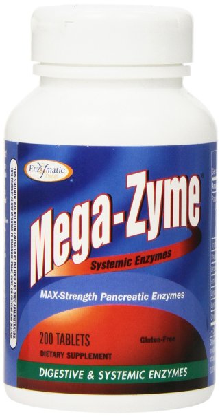Enzymatic Therapy Mega-zyme 200 Tablets