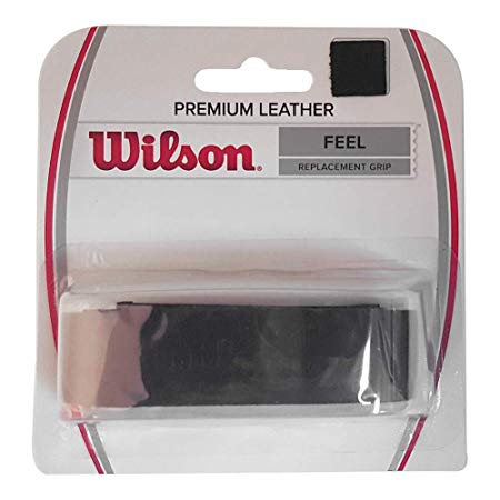 Wilson Black Premium Leather Tennis Replacement Grip