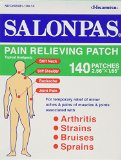 Salonpas Pain Relieving Patch - 140 Count One Package of 140 Patches