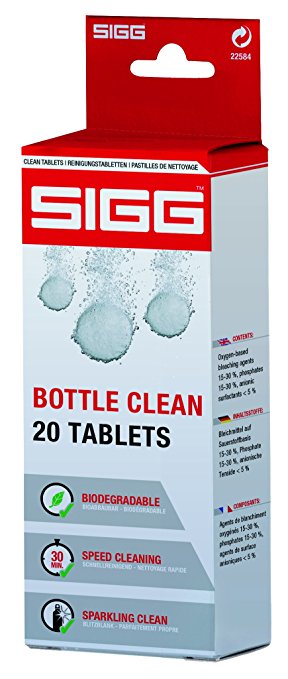 Sigg  Clean Tablets - Pack of 20, Multi-Colour