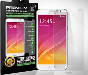 Premium HD Samsung Galaxy S6 Tempered Glass Screen Protector, 9H Hardness, .33mm Thick, Feels Like Your Cell/Mobile Phone's LCD Screen, 100% Clear on Black, White, Any Color Phone, Lifetime Warranty