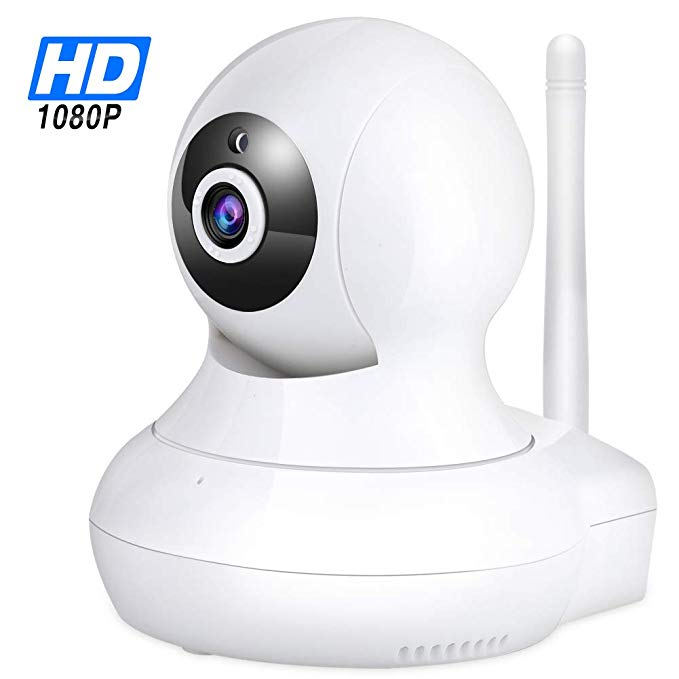 WiFi IP Camera 1080P - TENVIS Wi-Fi IP Security Camera Surveillance Camera System Wireless HD 1080p Security Cam Home Dome Baby Elder Pet Nanny Monitor with Pan/Tilt Two-Way Audio/Night Vision