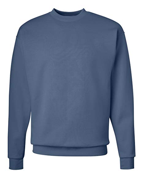 Hanes Adult ComfortBlend Crewneck Rib-Knit Fleece Sweatshirt