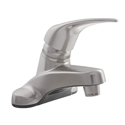 Dura Faucet DF-PL100-SN RV Single Lever Bathroom Faucet (Brushed Satin Nickel)