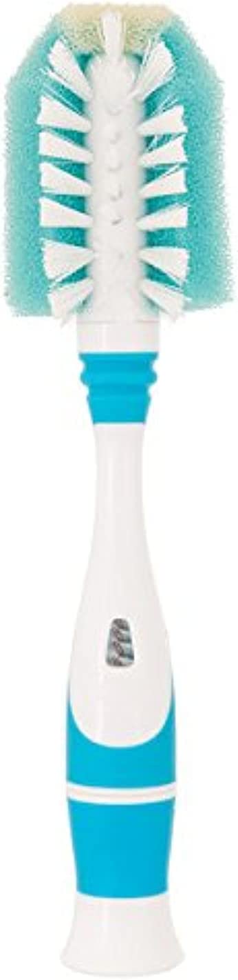 NUK Nuk Triple Action Bottle & Nipple Brush, 6 Count Tray