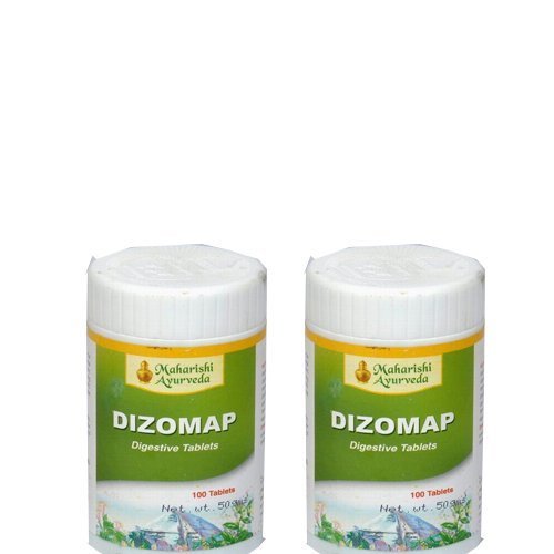 2 LOT X Maharishi Ayurveda Dizomap Tablets (100 Tablets)- Regulates peristalsis/Digestive disorders