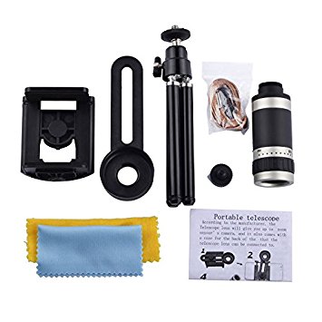 EASY Universal 8x Zoom Telescope lens with Tripod for all smartphones