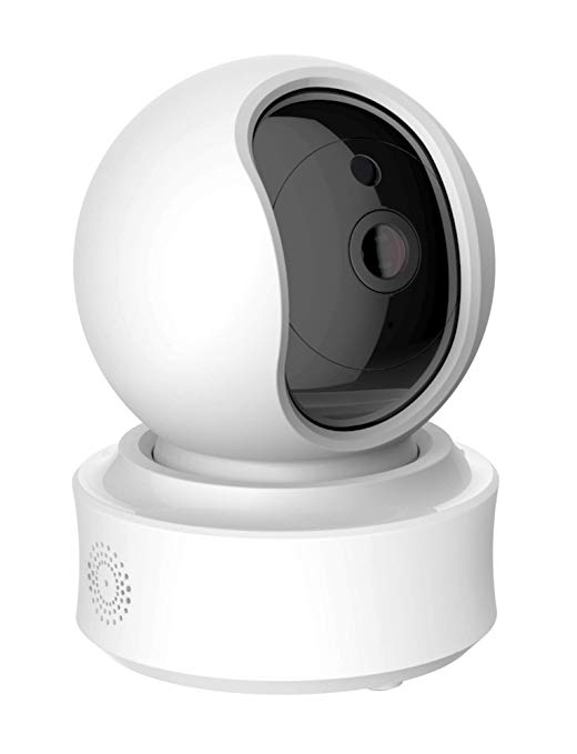 Dome 1080P HD Home Security IP Camera, Motion Tracker, Wi-Fi Baby and Pet Monitor, Night Vision, Two-Way Audio, iOS/Android, Cloud Storage Optional