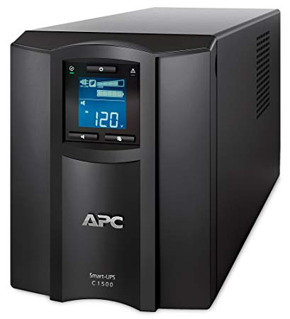 APC 1500VA Smart-UPS with SmartConnect, Pure Sinewave UPS Battery Backup, APC Smart-UPS Uninterruptible Power Supply (SMC1500C)