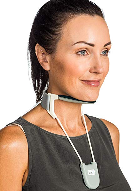 BACK Neck Brace, a Revolutionary Cervical Collar That Provides Light Support While Being Breathable, Cool and Lightweight (Black Small)