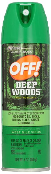 Off! Deep Woods Insect Repellant Aerosol Spray-6 oz.