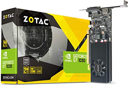 ZOTAC GeForce GT 1030 2GB GDDR5 64-bit PCIe 3.0 DirectX 12 HDCP Ready Low Profile Video Card ZT-P10300A-10L