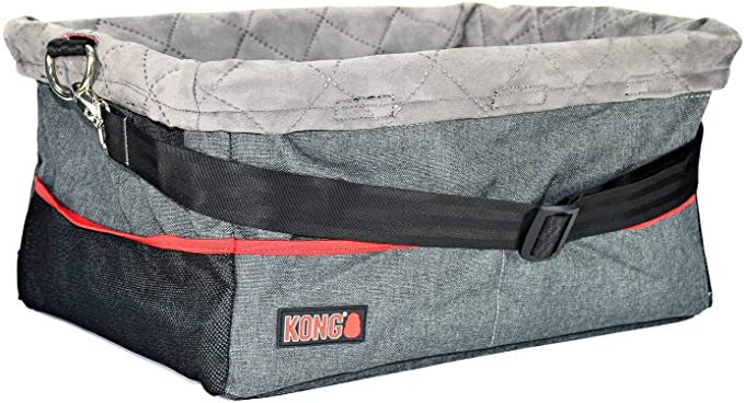 KONG Secure Dog Car Booster Seat with Built-in Tether