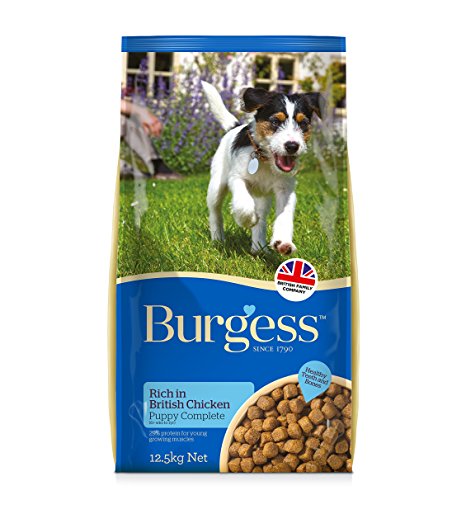 Burgess Puppy Rich in British Chicken Complete Food 12.5kg