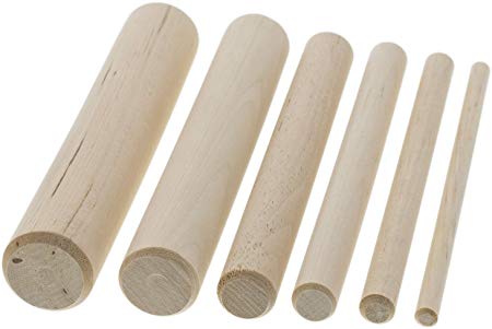 Wooden Mandrel Set For Wire Forming 6pcs-