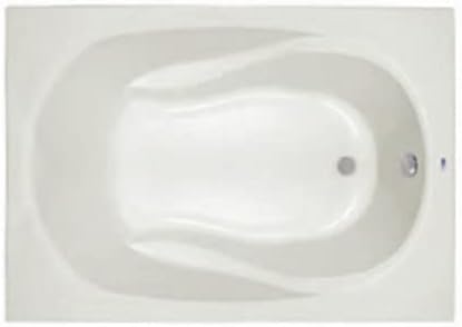 PROFLO PFS6042AWH PROFLO PFS6042A Lansford 60" x 42" Drop In Acrylic Soaking Tub with Reversible Drain and Overflow