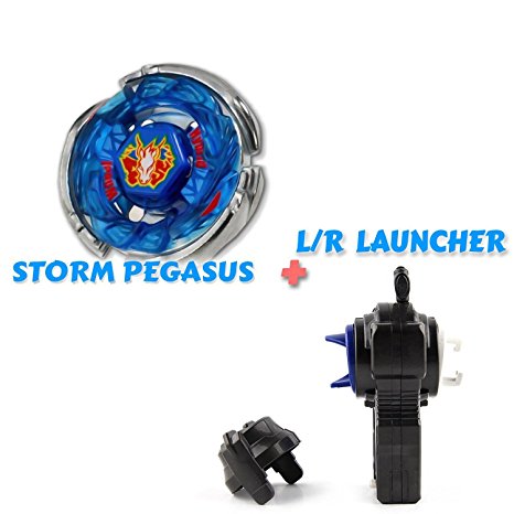 Storm Pegasus BB-28 Beyblade Starter Set BeyLauncher L-R STRING LAUNCHER!- Fit for Metal Fusion, Metal Fury, Metal Masters Series