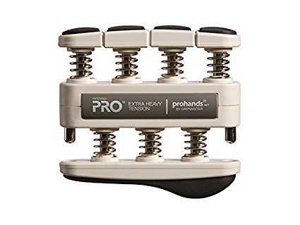 Gripmaster Pro Hand Strengthening System, Extra-Heavy Tension (11 Pounds per Finger)