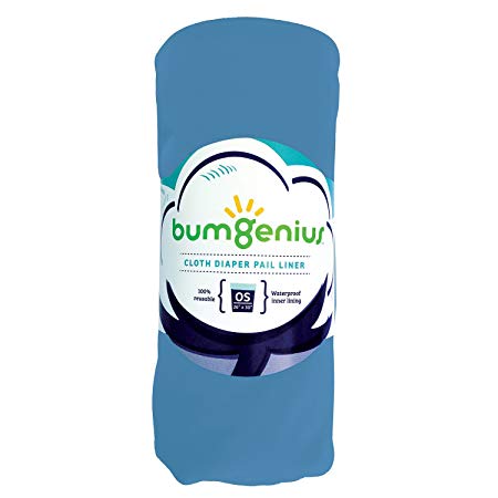 bumGenius Reusable Diaper Pail Liner - 26 x 30 - Fits Most Pails (Moonbeam)