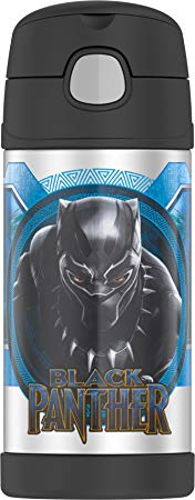 Thermos F4018BPM6 Funtainer 12 Ounce Bottle, Black Panther